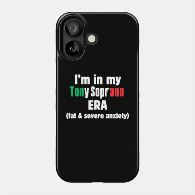 Tony Soprano Era Phone Case by Low Life Shirts