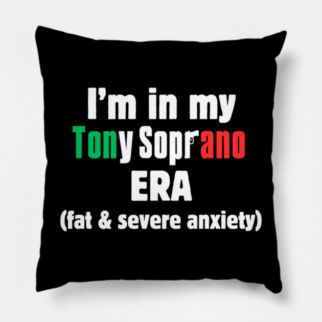 Tony Soprano Era Pillow by Low Life Shirts