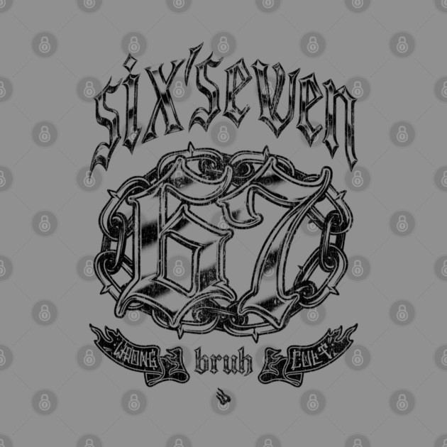 6 7 by Wrongteeshirt