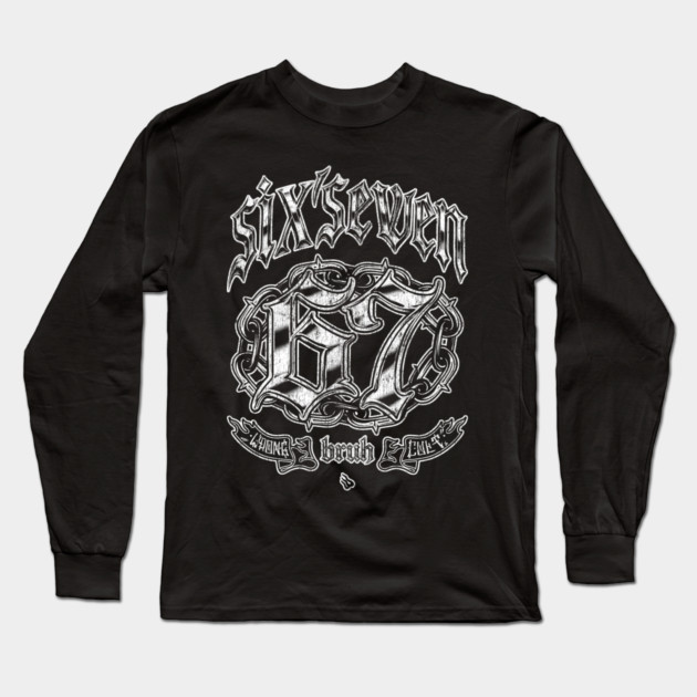 SIX SEVEN Long Sleeve T-Shirt by Wrongteeshirt