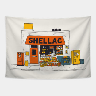 Shellac ∆ ∆ Original Fan Artwork Tapestry