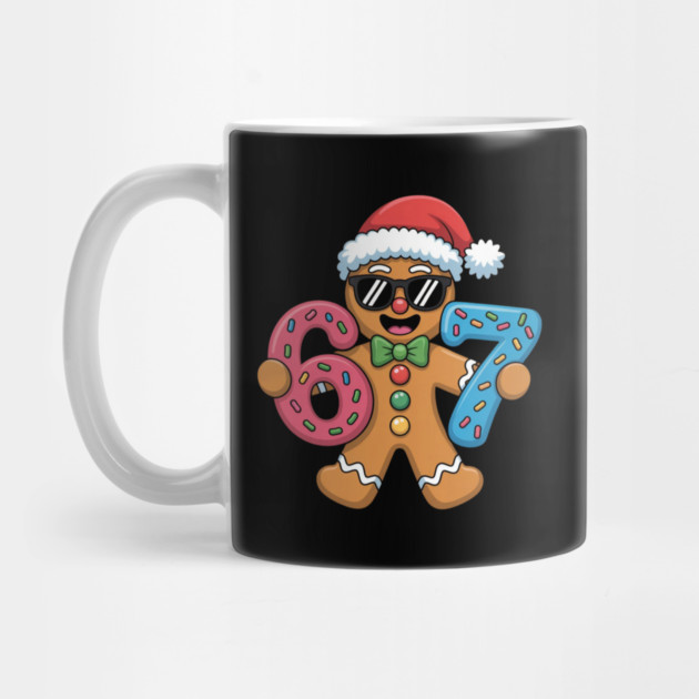 Cool Gingerbread Man Christmas 67 Cookie by Creatifly Graphic Tees