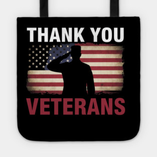 Thank You Veterans – American Flag Tribute Tote