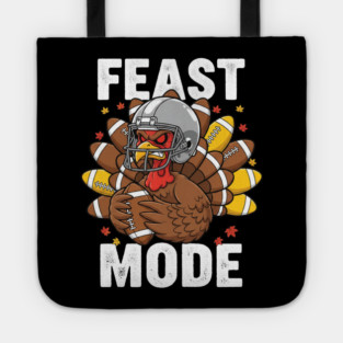 Feast Mode Turkey – Thanksgiving Football Tote
