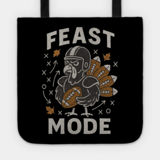 Feast Mode Turkey – Thanksgiving Football Tote