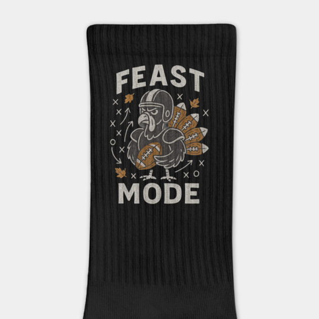 Feast Mode Turkey – Thanksgiving Football by ArtistTee ⭐⭐⭐⭐⭐