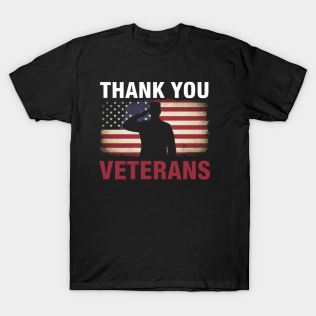 Thank - You - Veterans T-Shirt by ArtistTee ⭐⭐⭐⭐⭐