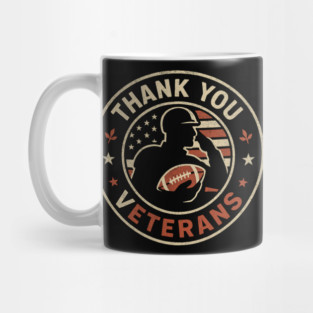 Thank You Veterans – American Flag Tribute Mug