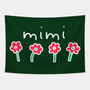 mimi flower Tapestry