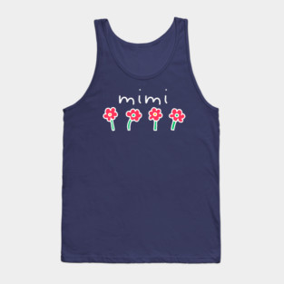 mimi flower Tank Top