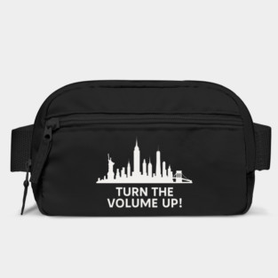 Turn The Volume Up – NYC Skyline Music Tee Bag