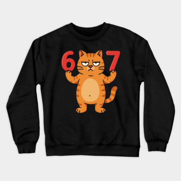 Grumpy Cat 67 – Sarcastic 67th Birthday Meme Crewneck Sweatshirt by ArtistTee ⭐⭐⭐⭐⭐