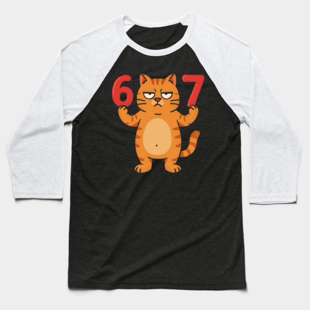 Grumpy Cat 67 – Sarcastic 67th Birthday Meme Baseball T-Shirt by ArtistTee ⭐⭐⭐⭐⭐