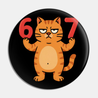 Grumpy Cat 67 – Sarcastic 67th Birthday Meme Pin