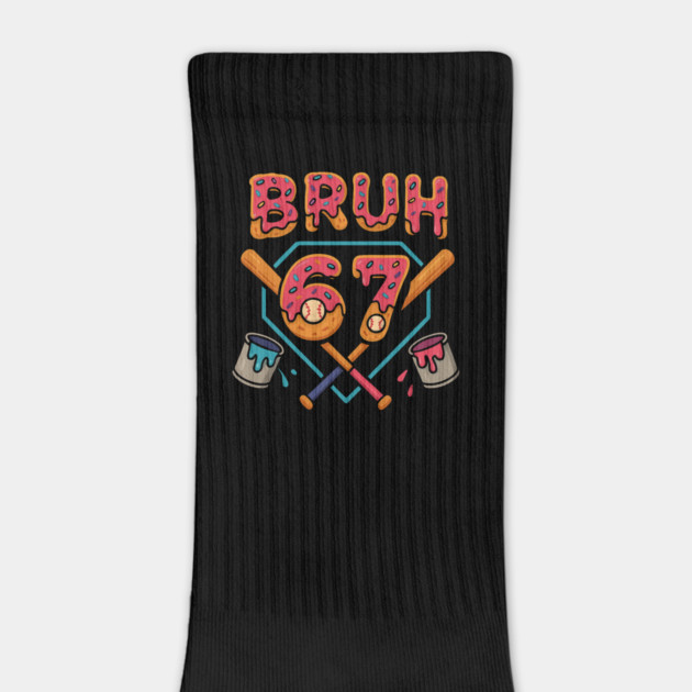 Bruh 67 – Funny 67th Birthday Baseball Drip by ArtistTee ⭐⭐⭐⭐⭐