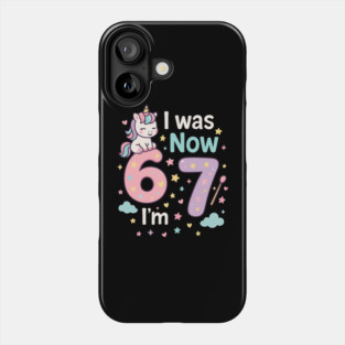 Now I’m 67 – Retro Pastel Birthday Phone Case