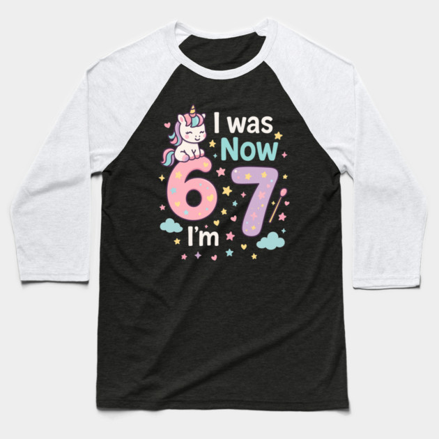 Now I’m 67 – Retro Pastel Birthday Baseball T-Shirt by ArtistTee ⭐⭐⭐⭐⭐