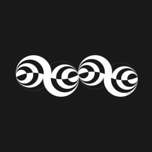 Spiral Waves in White T-Shirt