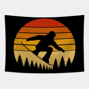 snowboarding Tapestry