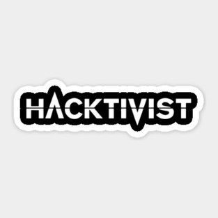 The HAcktivist Band Sticker