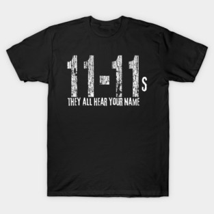 conan inspired merch, 11:11 lyrics T-Shirt