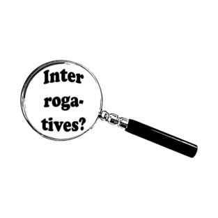 English Magnifying Glass “Interrogatives?” T-Shirt