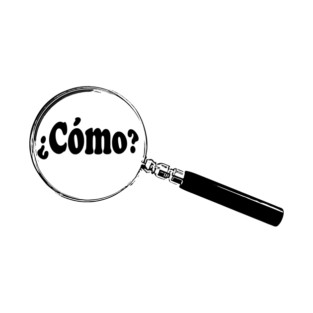 Spanish Magnifying Glass “How?” (¿Cómo?) T-Shirt