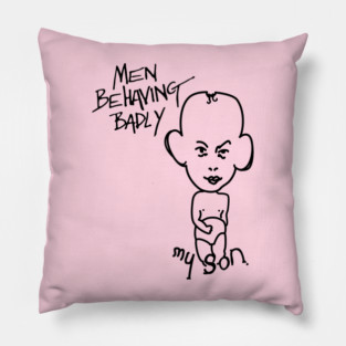 My Son with show logo by Gary Strang Pillow