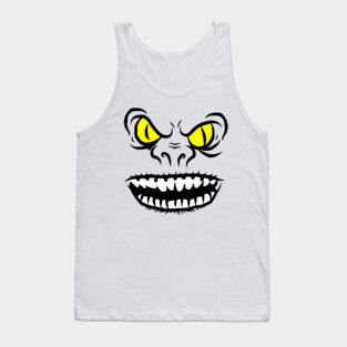 Troll face with yellow eyes Tank Top