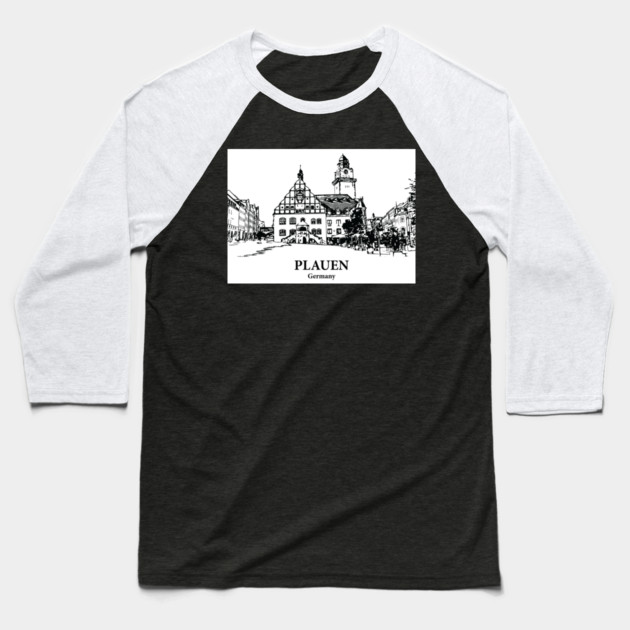 Plauen - Germany Baseball T-Shirt by Lakeric