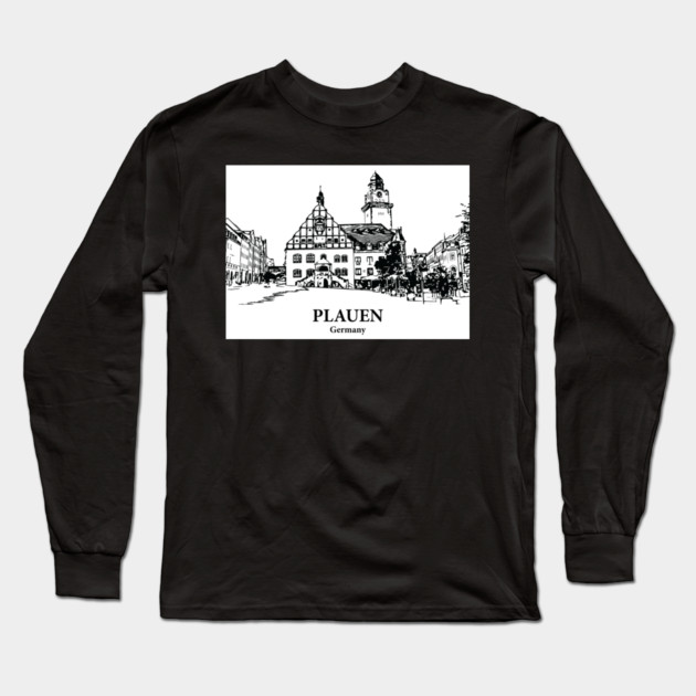 Plauen - Germany Long Sleeve T-Shirt by Lakeric