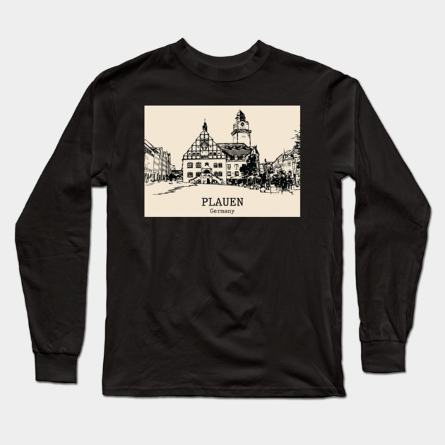 Plauen - Germany Long Sleeve T-Shirt by Lakeric