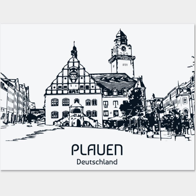 Plauen - Deutschland Wall Art by Lakeric