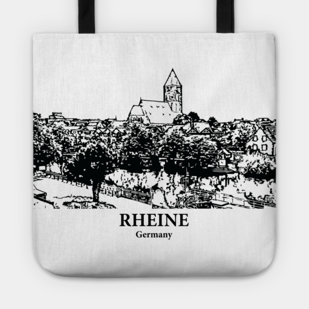Rheine - Germany Tote by Lakeric