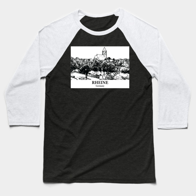 Rheine - Germany Baseball T-Shirt by Lakeric