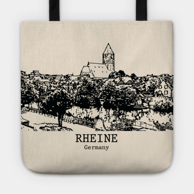 Rheine - Germany Tote by Lakeric
