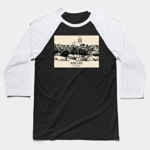 Rheine - Germany Baseball T-Shirt by Lakeric