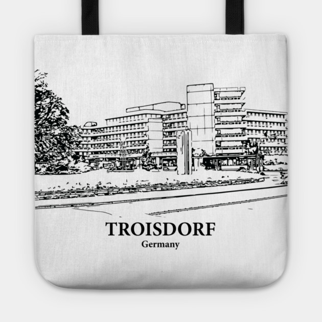 Troisdorf - Germany Tote by Lakeric