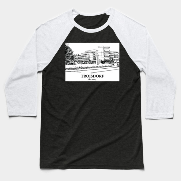 Troisdorf - Germany Baseball T-Shirt by Lakeric