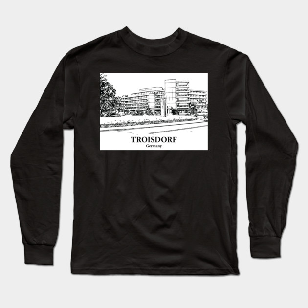 Troisdorf - Germany Long Sleeve T-Shirt by Lakeric