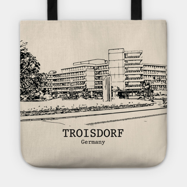 Troisdorf - Germany Tote by Lakeric