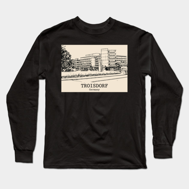 Troisdorf - Germany Long Sleeve T-Shirt by Lakeric