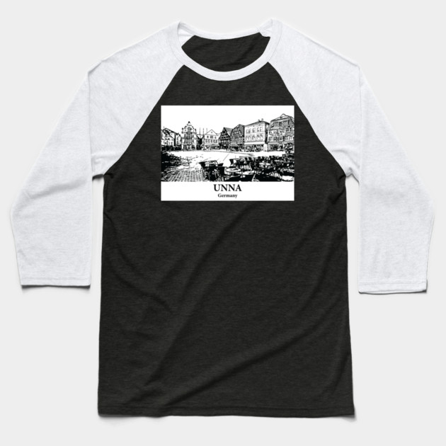 Unna - Germany Baseball T-Shirt by Lakeric