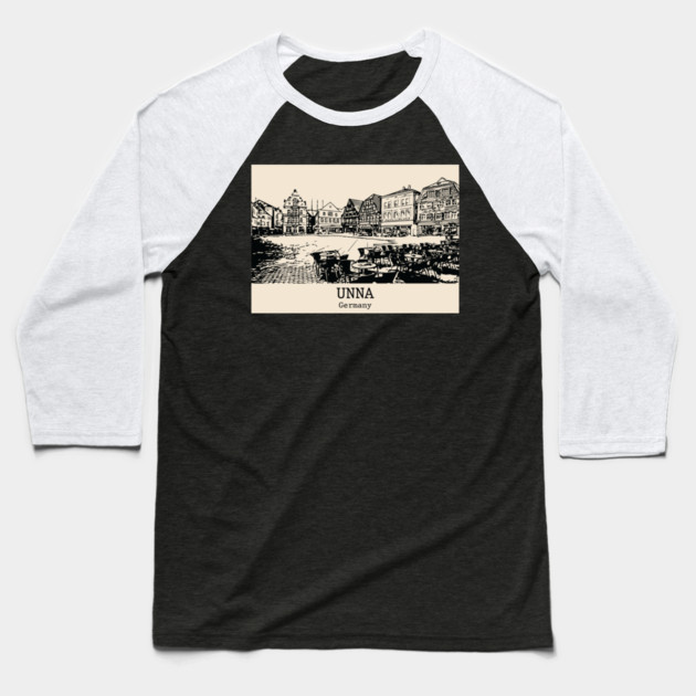 Unna - Germany Baseball T-Shirt by Lakeric