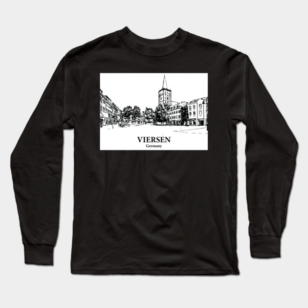 Viersen - Germany Long Sleeve T-Shirt by Lakeric