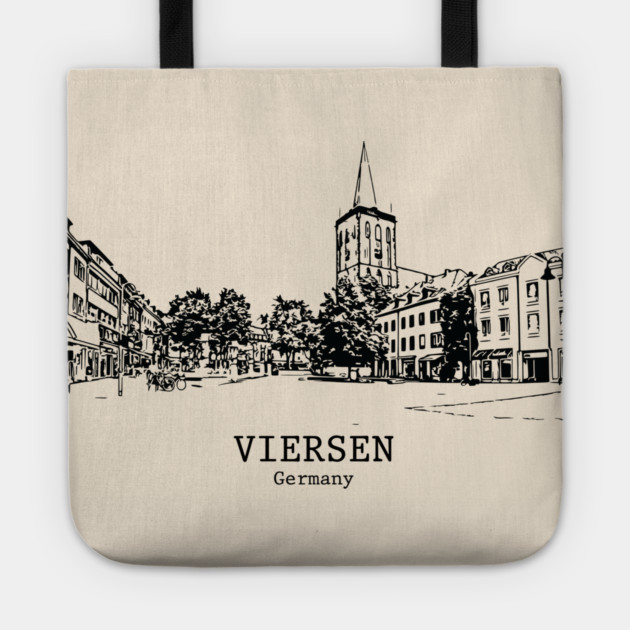 Viersen - Germany Tote by Lakeric
