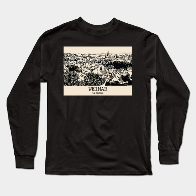 Weimar - Germany Long Sleeve T-Shirt by Lakeric