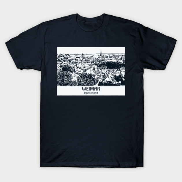 Weimar - Deutschland T-Shirt by Lakeric
