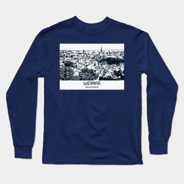 Weimar - Deutschland Long Sleeve T-Shirt by Lakeric