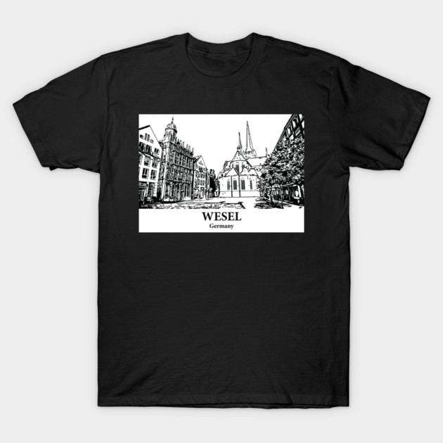 Wesel - Germany T-Shirt by Lakeric